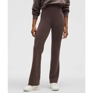 Lululemon Ribbed Softstreme Espresso Flared 34" Pant Regular 8